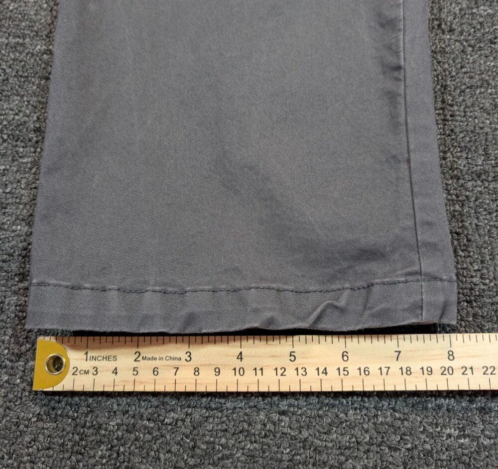 Eddie Bauer Womens 14 Flat Front Stretch Cropped Chino Pants - Picture 9 of 10